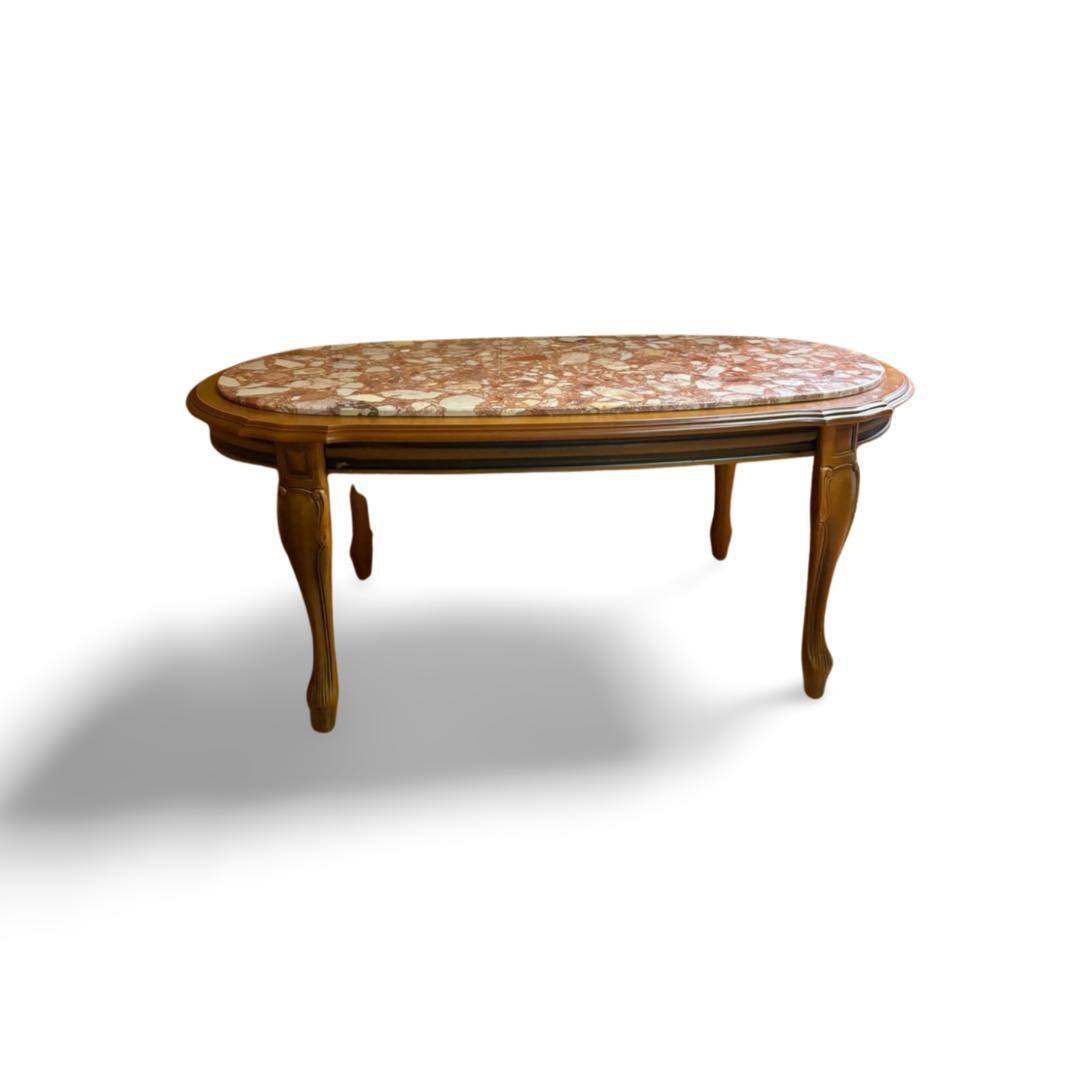 大理石 ローテーブル イタリア製 猫脚 アンティーク