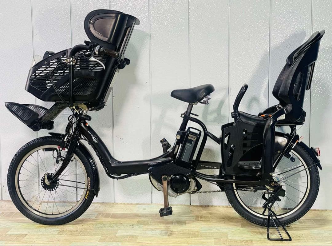 3138ヤマハ12.3アンペア3人乗り対応20インチ子供乗せ　電動アシスト自転車