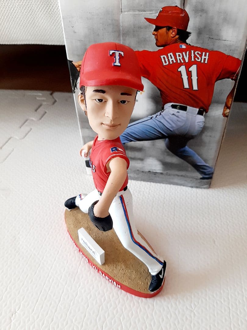 ダルビッシュ　レンジャース　2014 奪三振王達成記念　ボブルヘッド