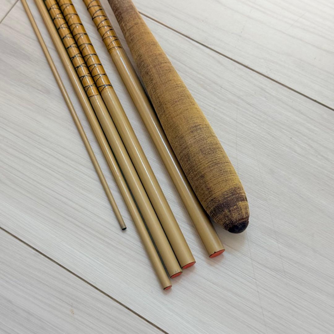 極美品　SHIMANO 朱紋峰 ぬけさく 17 十七 ヘラ竿　6本継　ヘラブナ