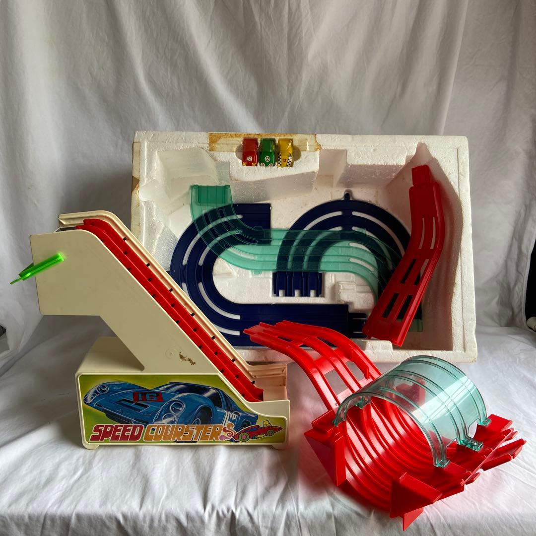 希少　昭和レトロ　バンダイ スピードコースター 2055 組み立て説明書付き