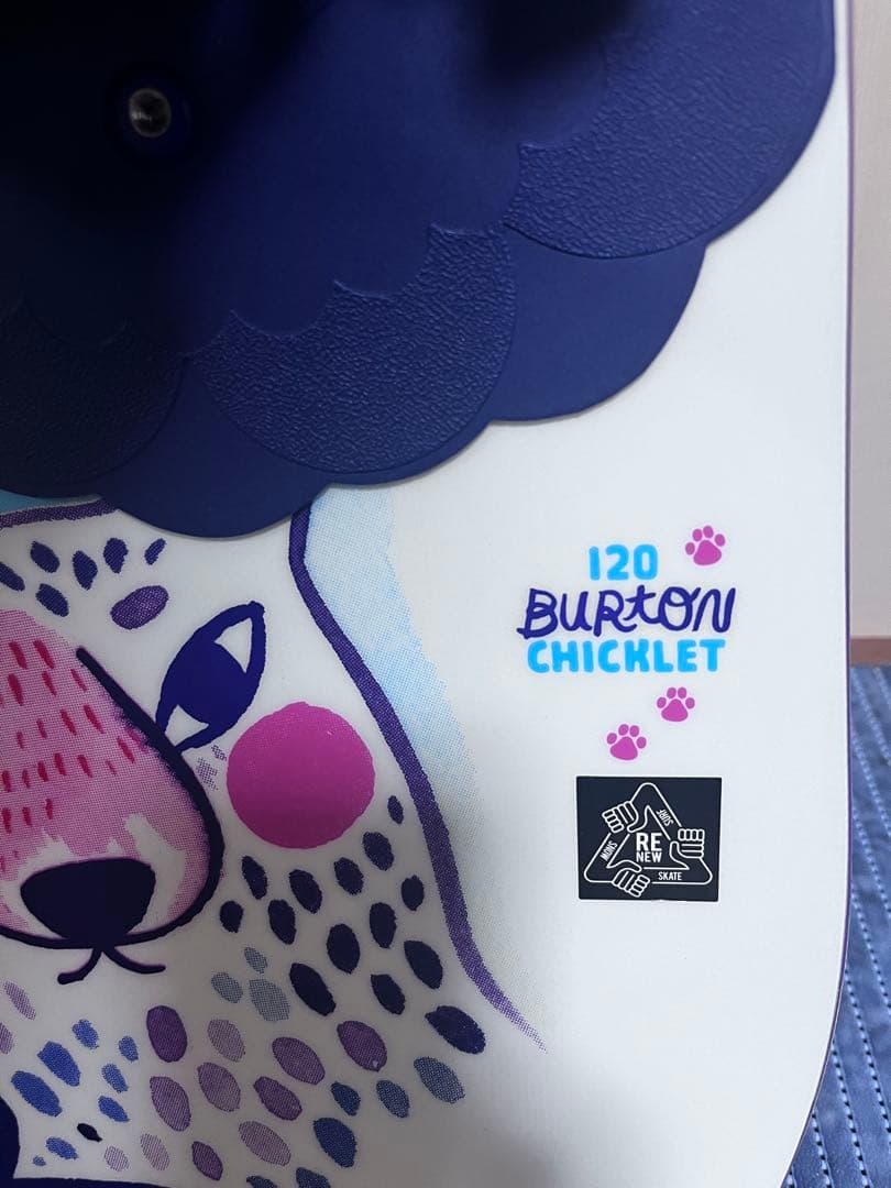 極上　Burton Chicklet 120 スノーボド3点セット　すぐ使えます