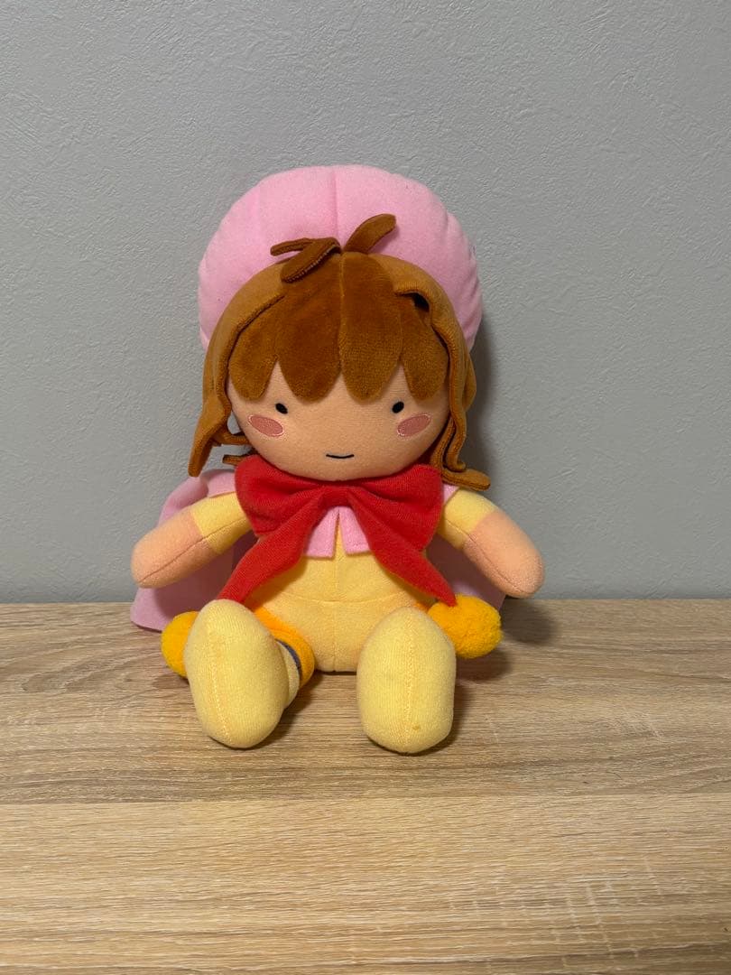 さくら展　ベットの上のぬいぐるみ