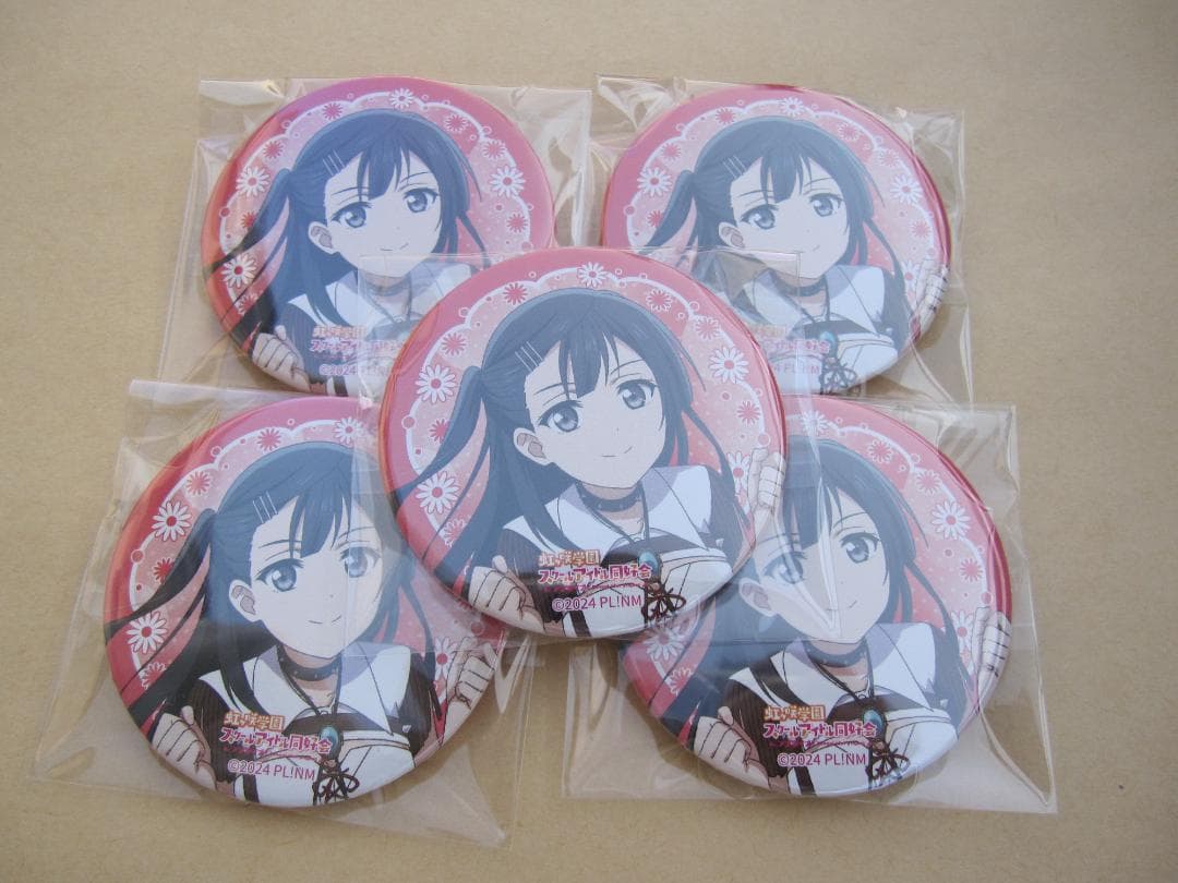 ラブライブ 虹ヶ咲 Flower mucsic live 優木せつ菜 缶バッチ