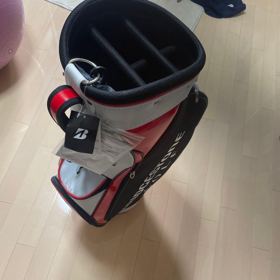 BRIDGESTONE GOLF キャディバッグ 赤黒白