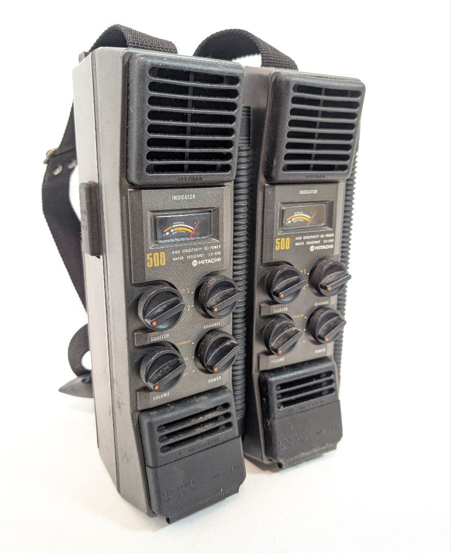 無線機 日立 市民ラジオ トランシーバー2台セットCH-500形 CS1HT