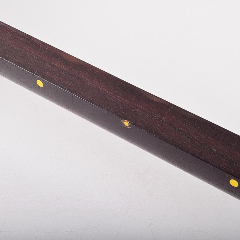 和楽器　弦楽器　唐木紫檀棹　金細三味線　ハードケース付　M　R9317B