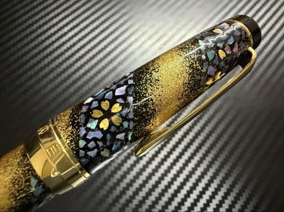 セーラー 万年筆 プロフェッショナルギア 内閣総理大臣 螺鈿蒔絵 桜流れ HM