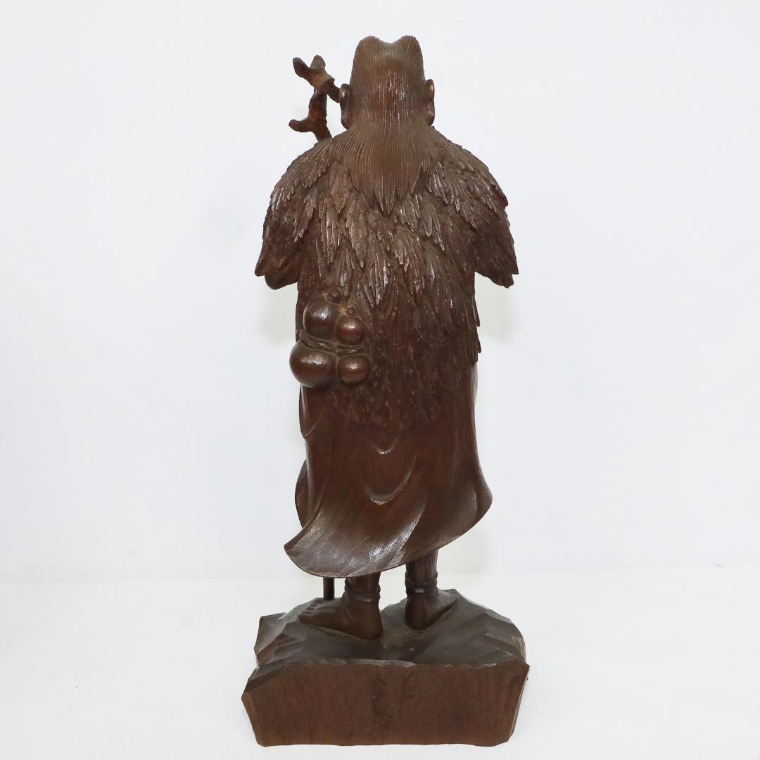 光流 長谷川喜十郎 刀 天然木 農心 仏師 28.8cm