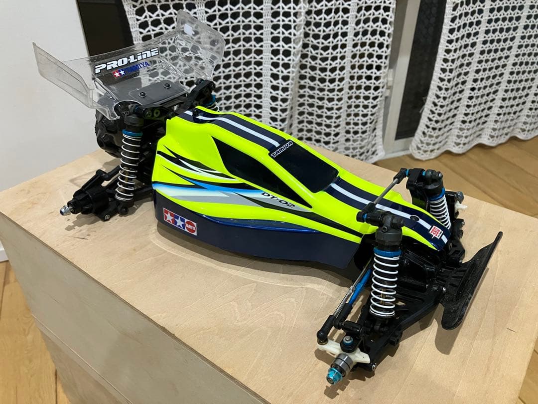 タミヤ ラジコン本体サンドバイパーDT02とラジコンケース(自作)のセット