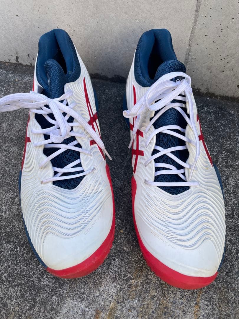 美品【アシックス】テニスシューズ Court FF 2 ジョコビッチ