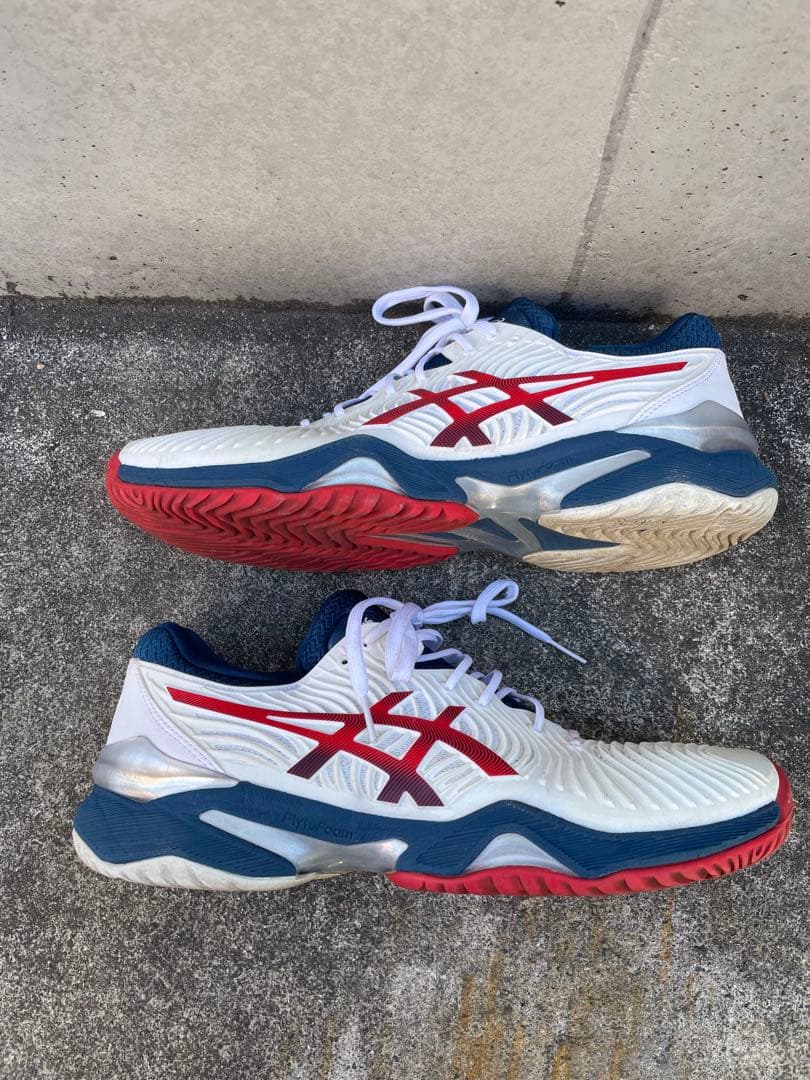 美品【アシックス】テニスシューズ Court FF 2 ジョコビッチ