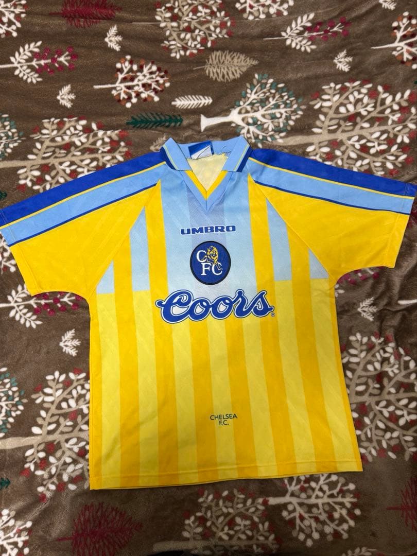 希少品　95-96 チェルシーFC アウェイユニフォーム　Mサイズ COORS