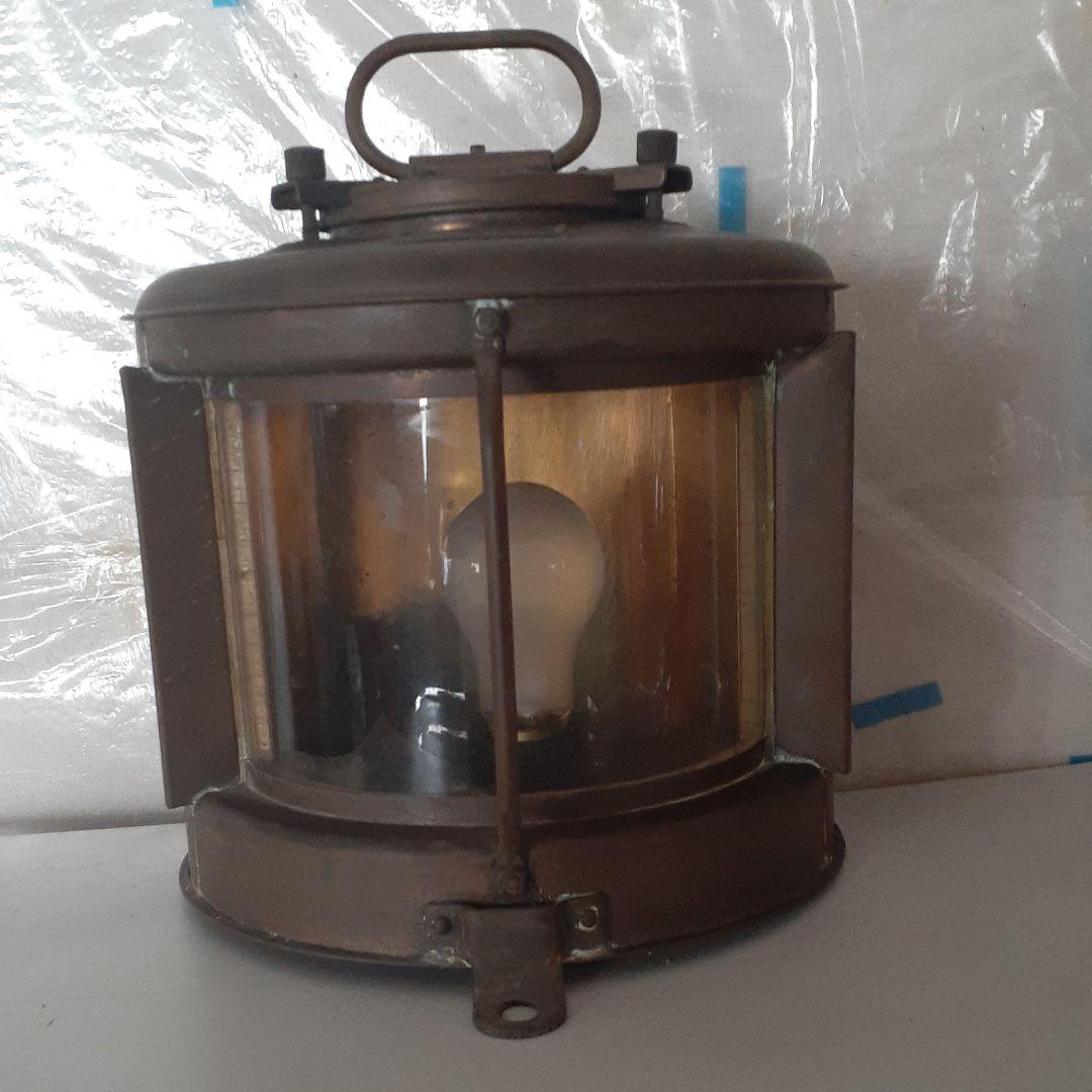 昭和レトロアンティーク航海灯(船尾灯)