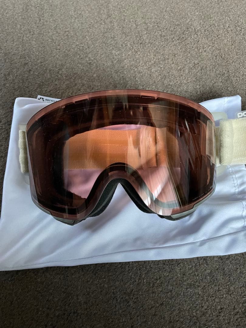 POC ブラウンミラーレンズゴーグル