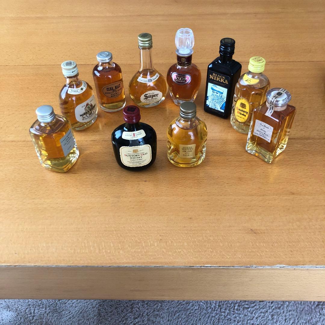 ウイスキーコレクション 20本セット、ミニボトル、レトロ。