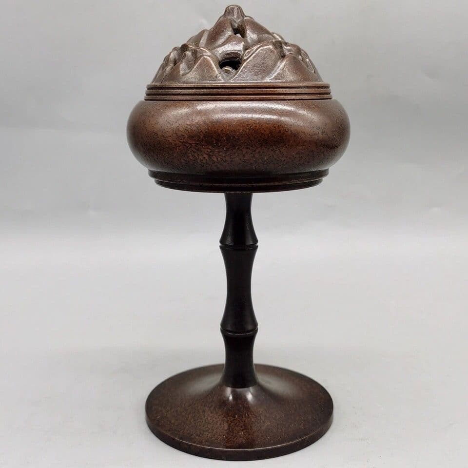 銅製 博山炉 焚香炉 仏具盤香炉 茶道置物 装飾品 工芸品