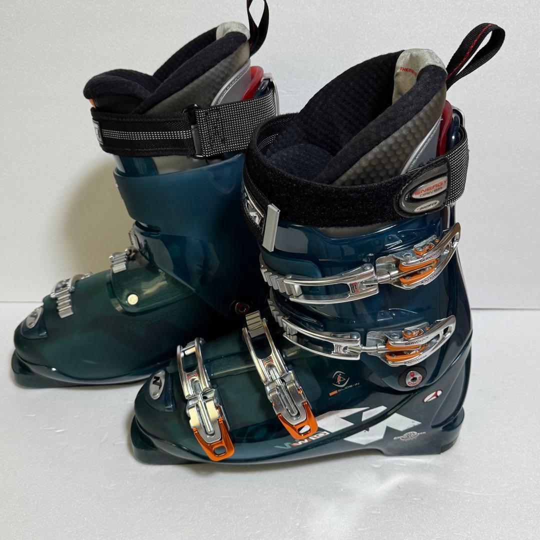 315mm 27-27.5cmスキーブーツ ダークグリーン緑色Nordica