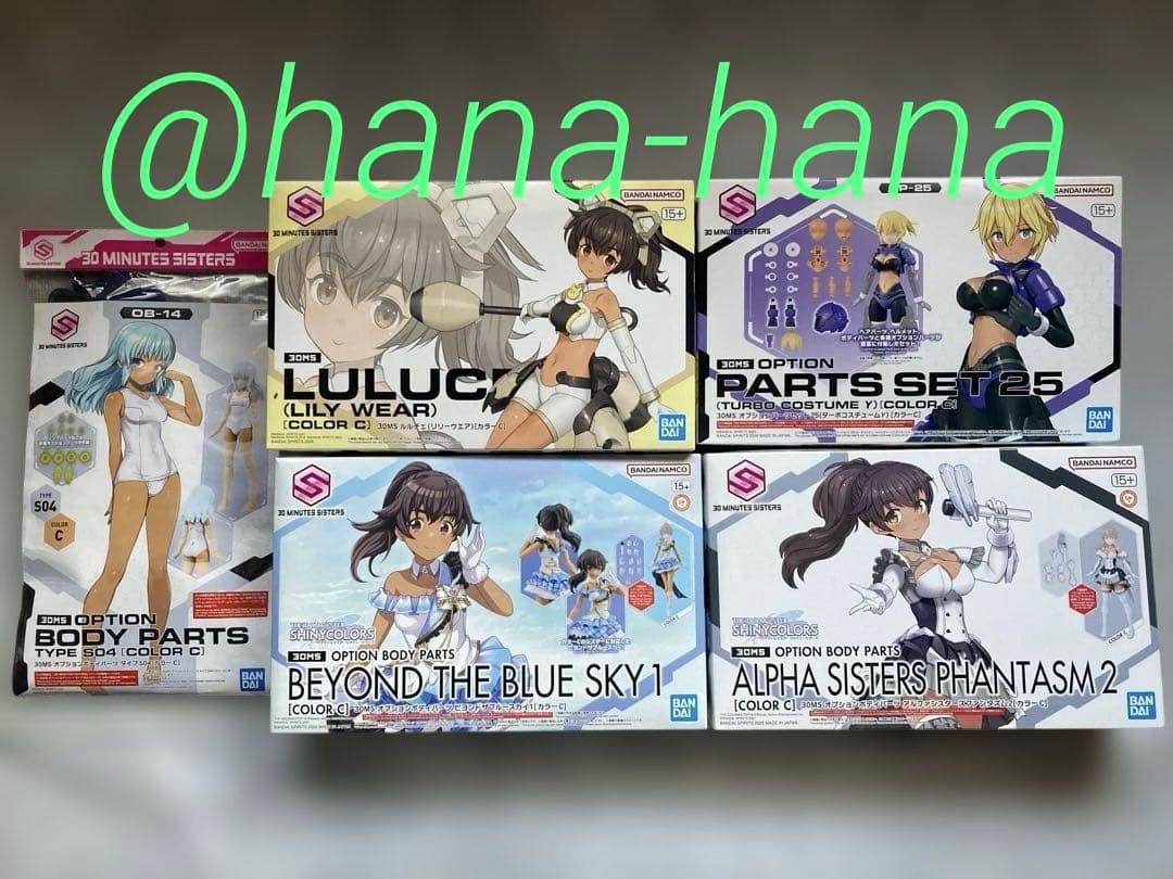 [褐色セット] 30MS ルルチェ リリーウエア 他４点