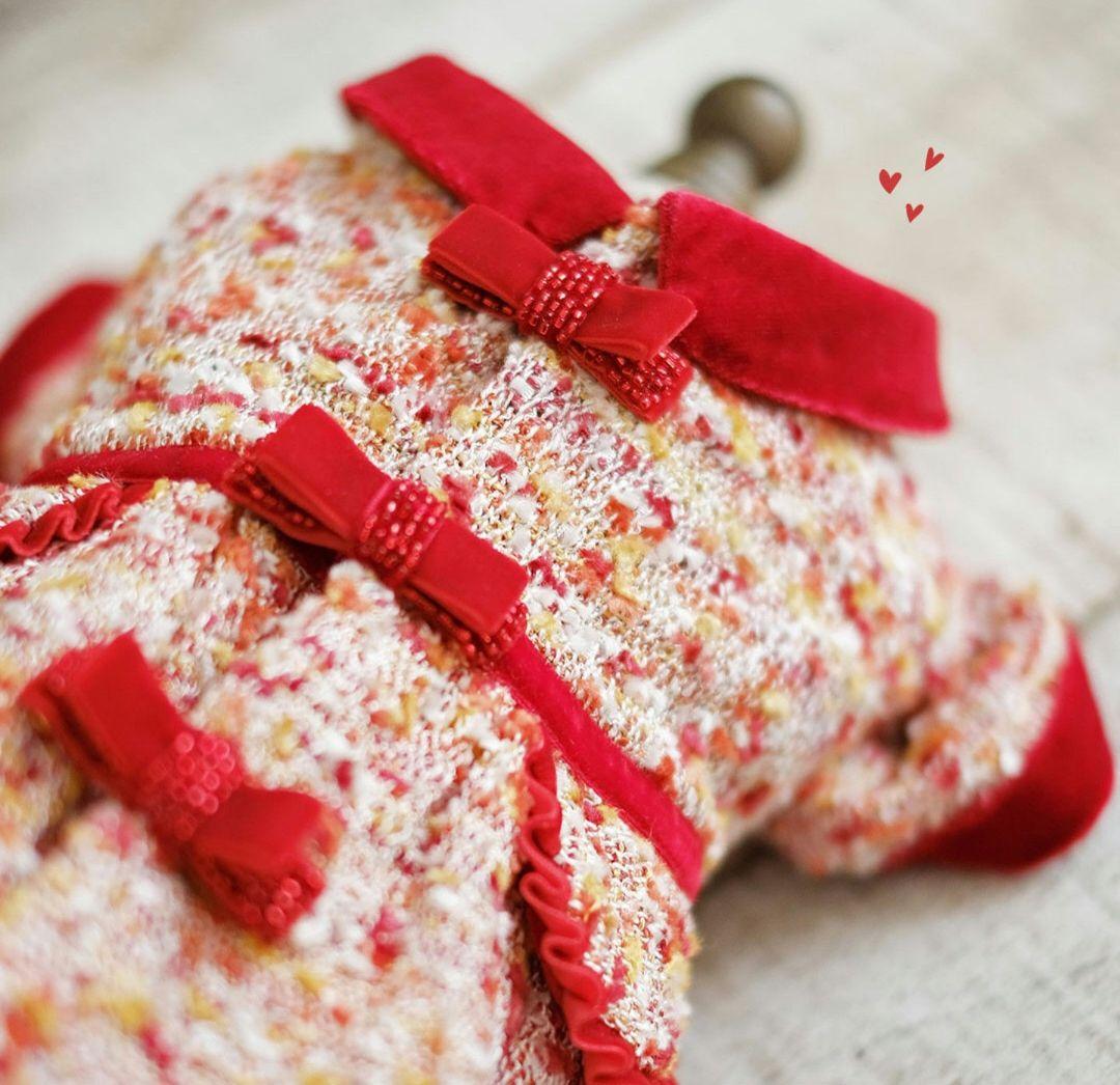 ペットアポルテ　ツイードワンピース 検/itdogs