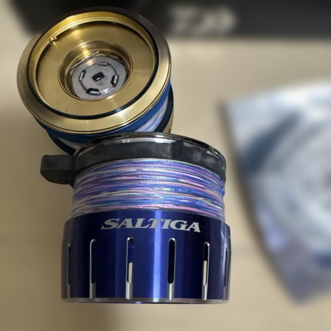 Daiwa 23ソルティガSW5000-H スプール2個　限定ノブ　セット