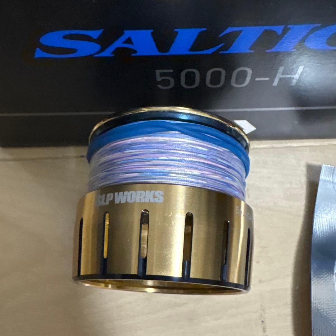 Daiwa 23ソルティガSW5000-H スプール2個　限定ノブ　セット