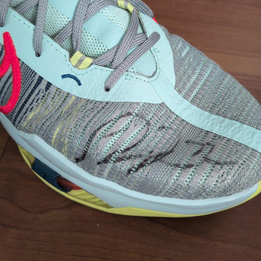 川崎ブレイブサンダース☆ニック・ファジーカス選手サイン入NIKEバッシュ34cm