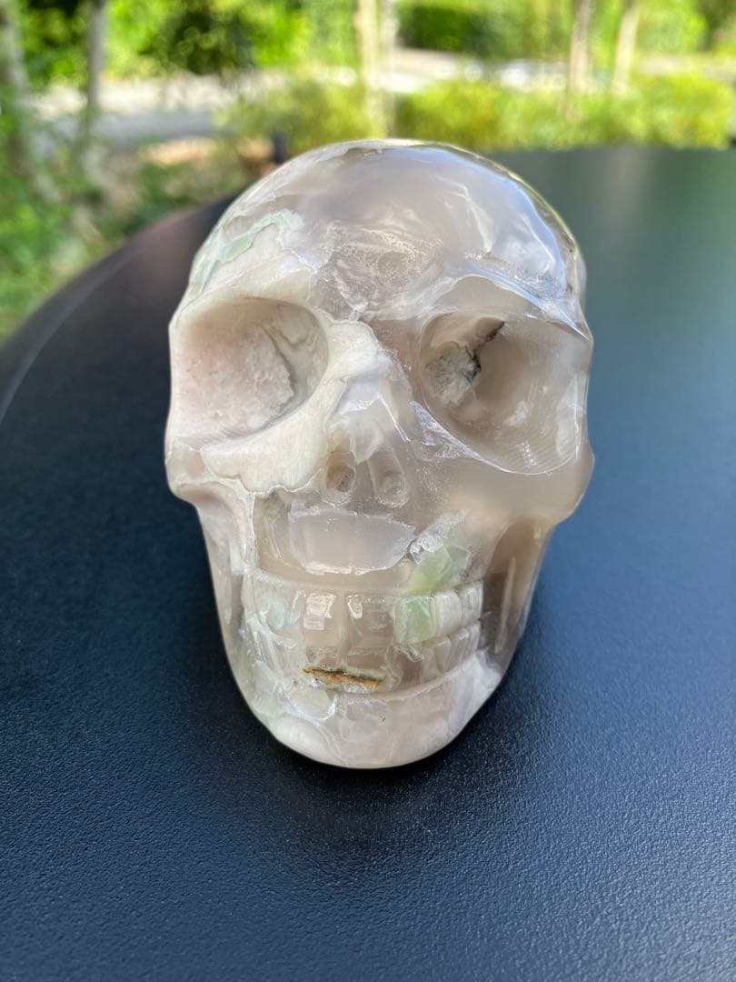 チェリーブロッサム　アゲート　スカル　モチーフ