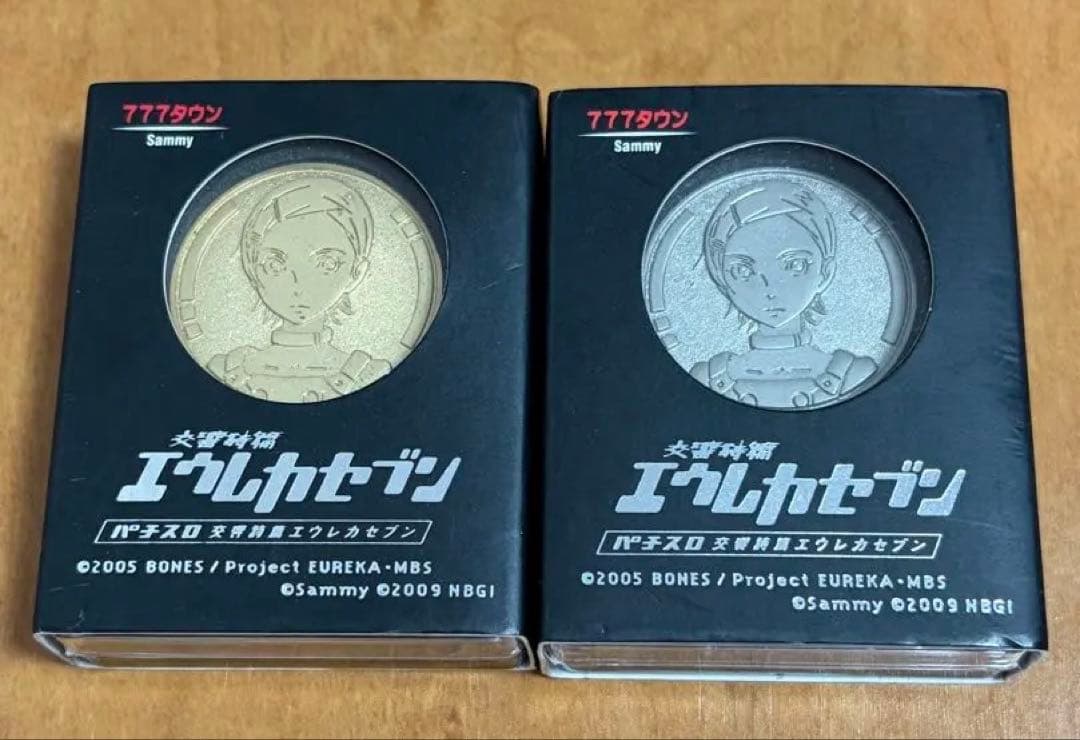 サミー　エウレカセブン　スロット　メダル　当選　金銀　2種セット