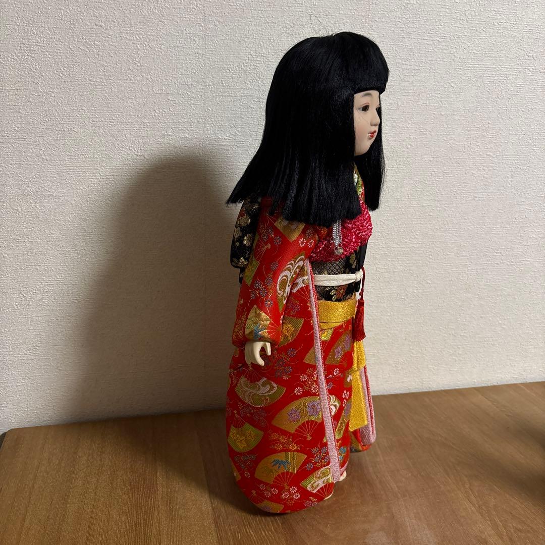 市松人形 日本人形 置物　木目込　43cm