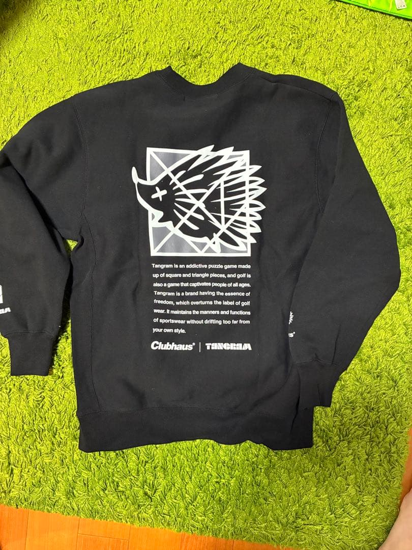 【限定】CLUBHAUS × TANGRAM SWEAT CREW Mサイズ