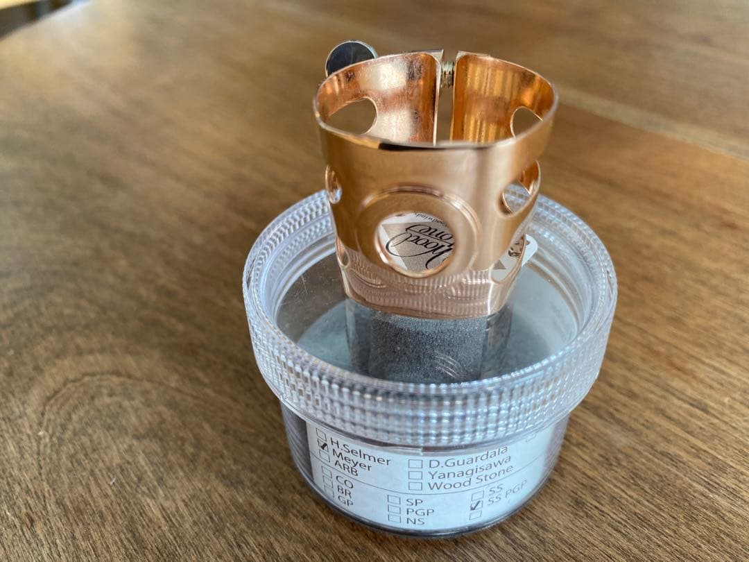 Wood Stone アルトサックスリガチャー Meyerサイズ　SSPGP