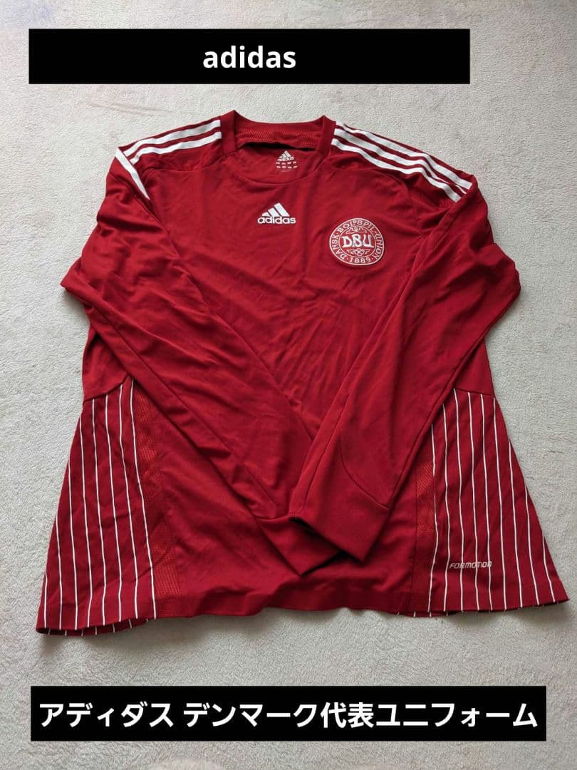 adidas DBU 赤 長袖シャツ