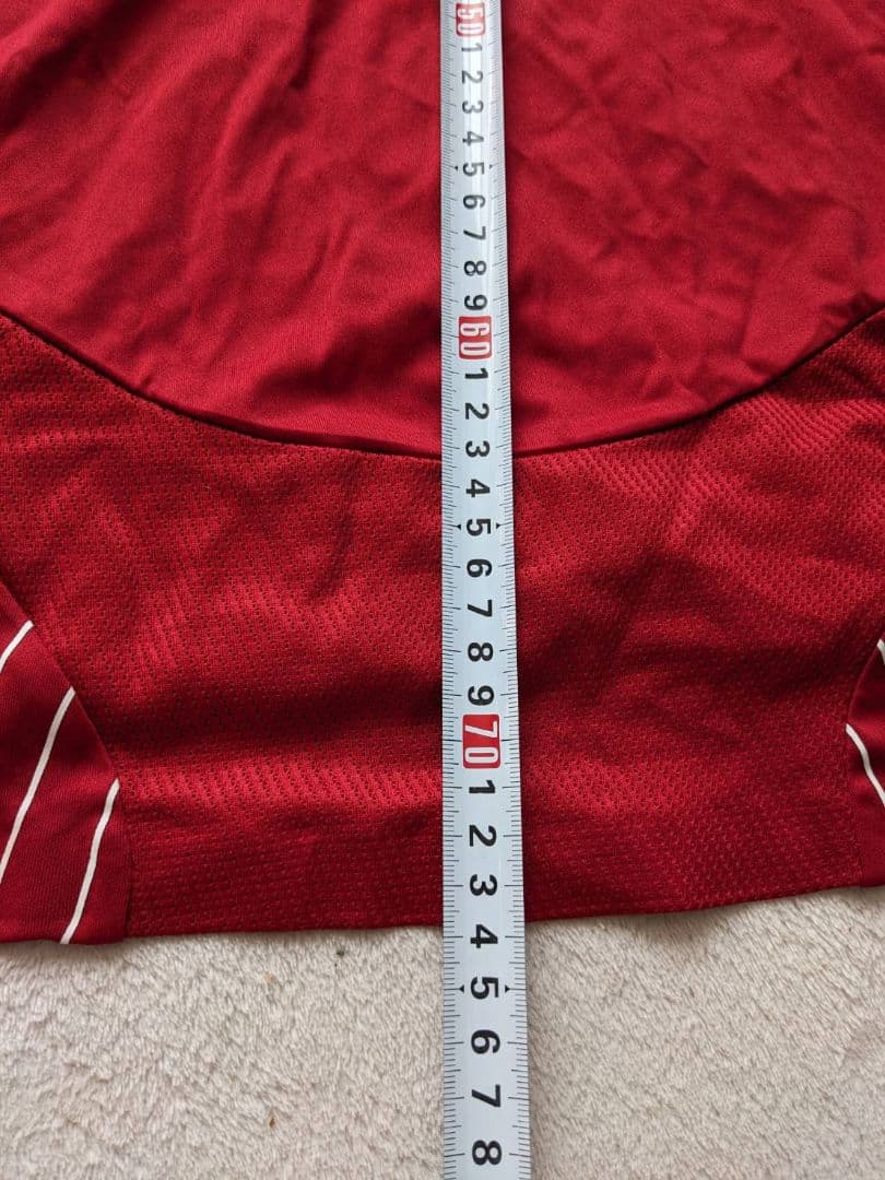 adidas DBU 赤 長袖シャツ