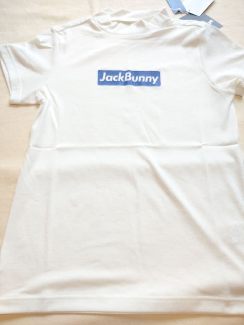 ホワイト モックネック Sサイズ0 レディース ゴルフウェア半袖ジャックバニー