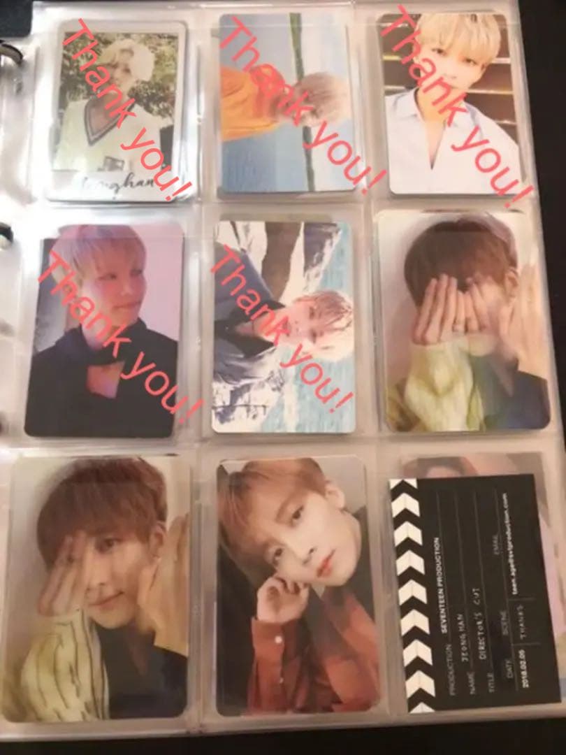 セブチ ジョンハン 過去 CDトレカ　17枚セット