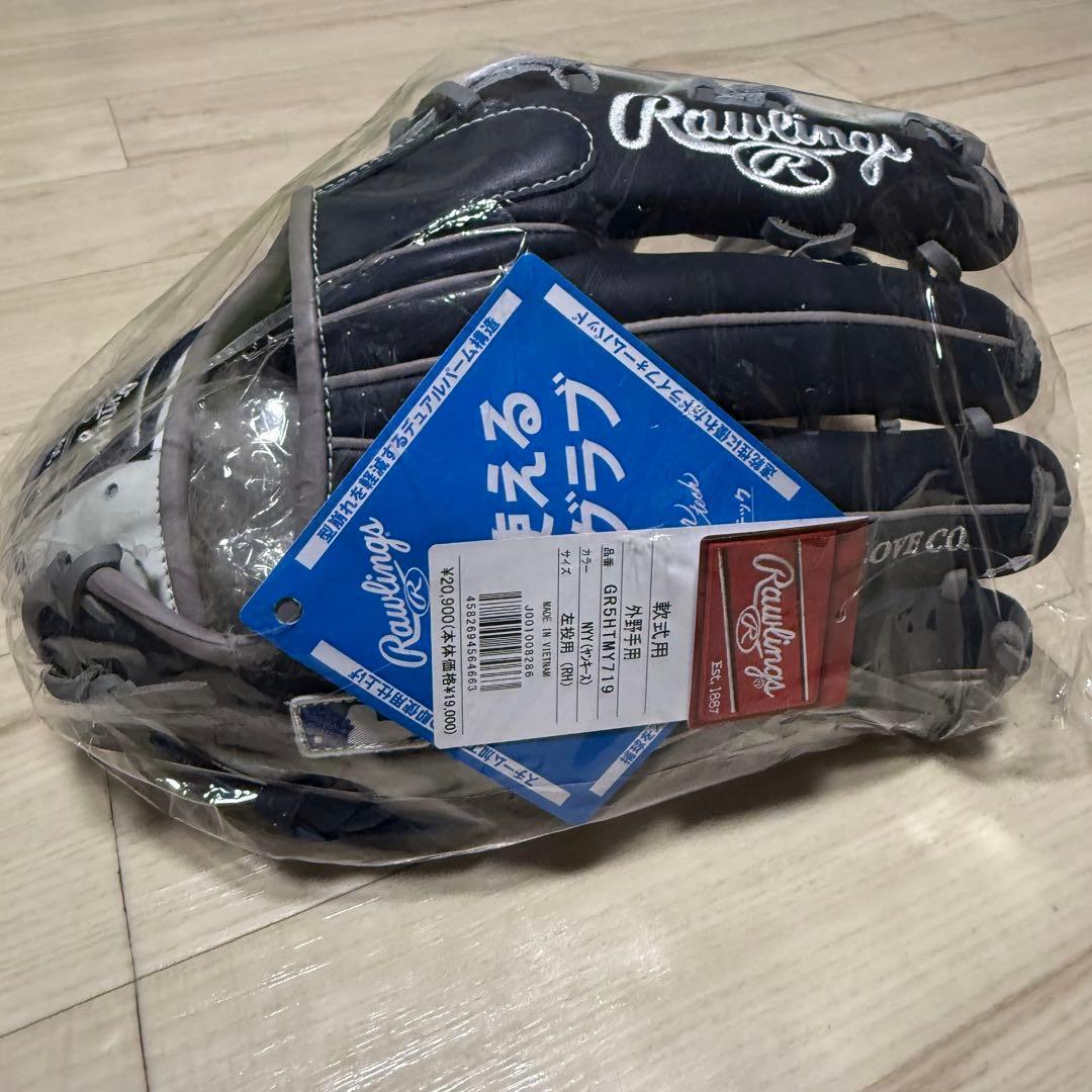 新品　Rawlings NYヤンキース 外野手用　野球グラブ　左投げ用