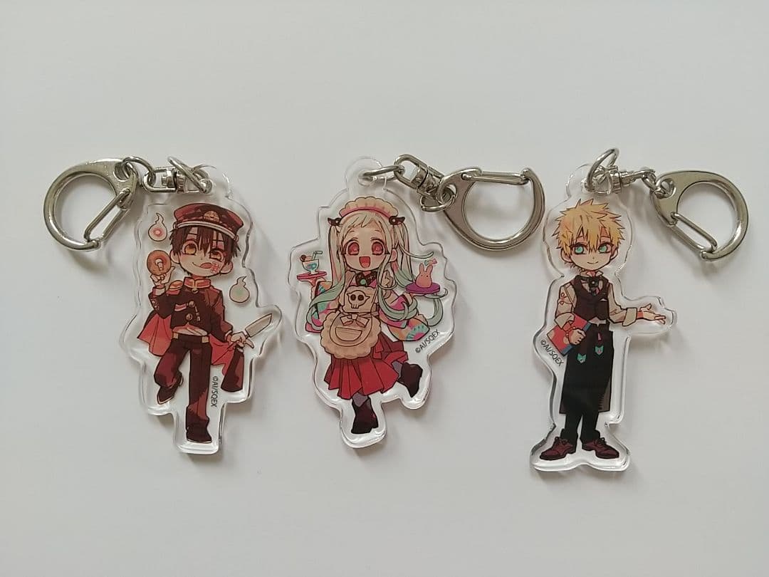 地縛少年花子くん プリンセスカフェ アクリルキーホルダー 花子 寧々 輝