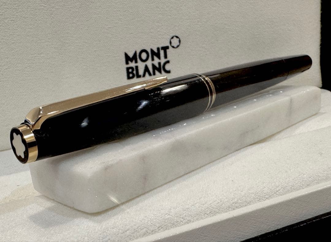 【極美品】モンブラン No.221(超希少： 過渡期モデル) ブラック万年筆