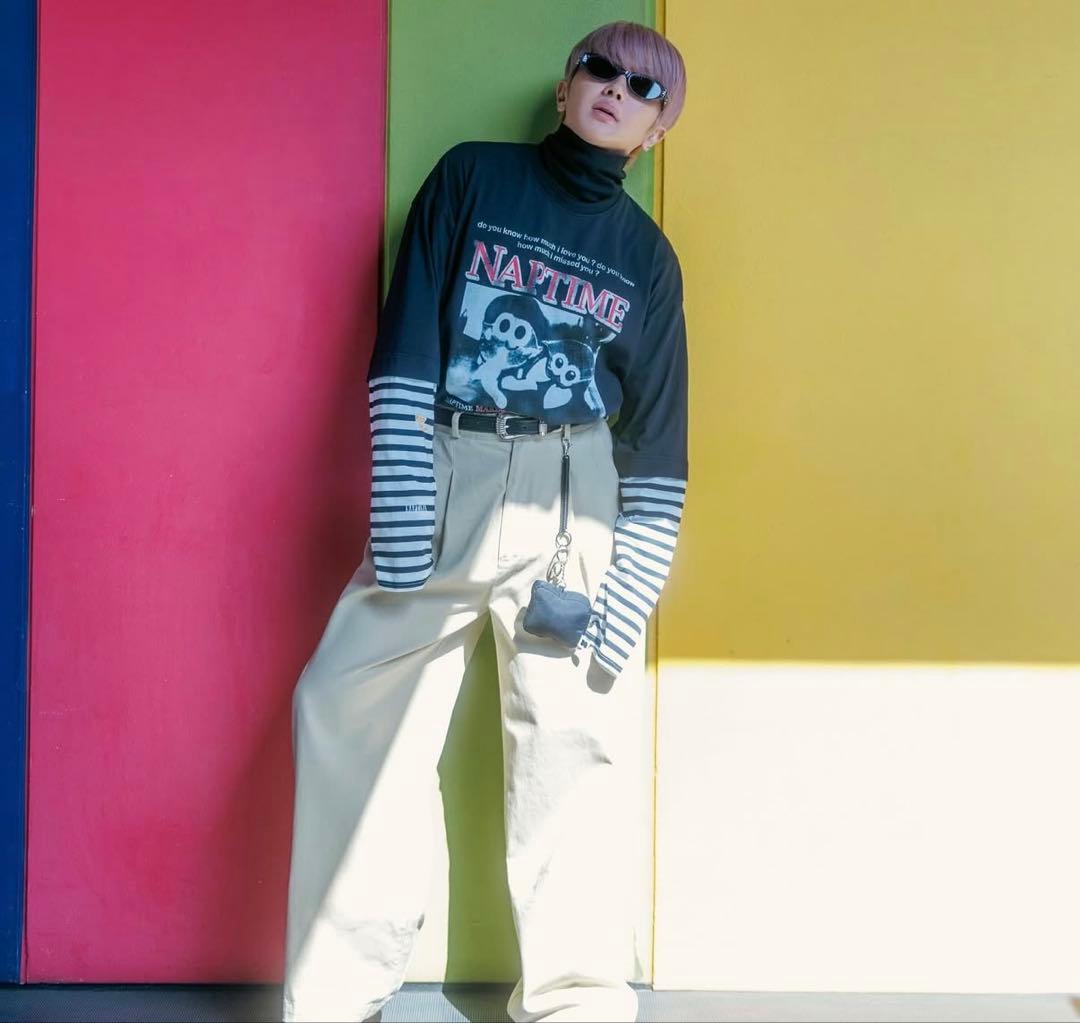 Nissy Naptime フェイクレイヤードLONG T-SHIRTS