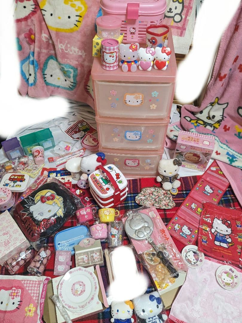 キティ　まとめ売り　希少　レア　非売品　昭和レトロ　新品〜中古　毛布　まとめ売り