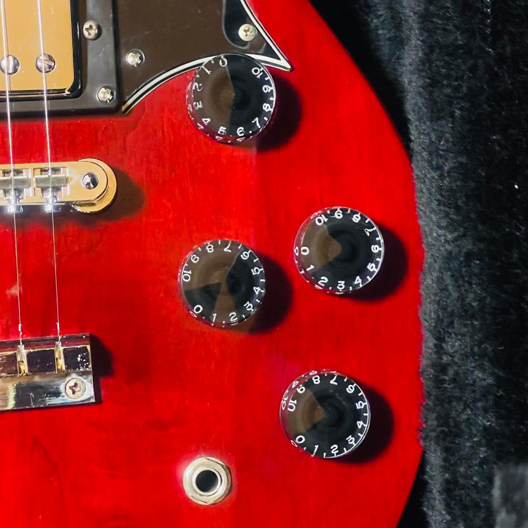 【美品・希少】mavis ダブルネックギター 専用ハードケース付