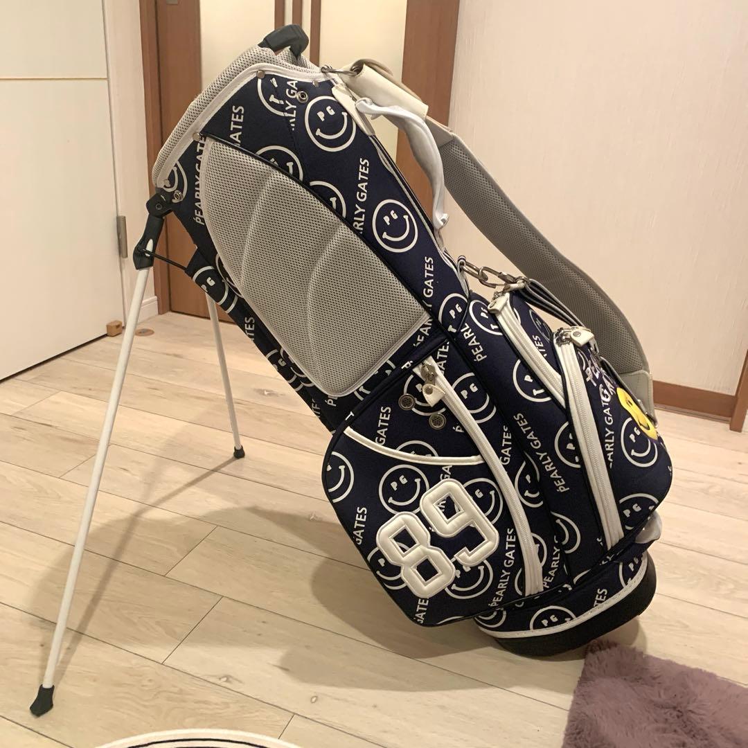 PEARLY GATES スマイリーフェイス スタンドバッグ