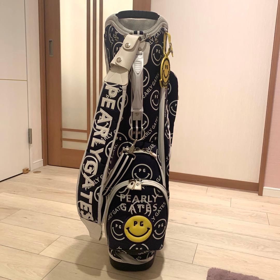 PEARLY GATES スマイリーフェイス スタンドバッグ