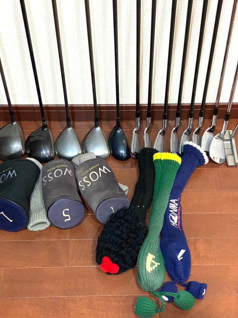 【初心者向け】ゴルフ フルセット メンズ キャディーバック付き14本