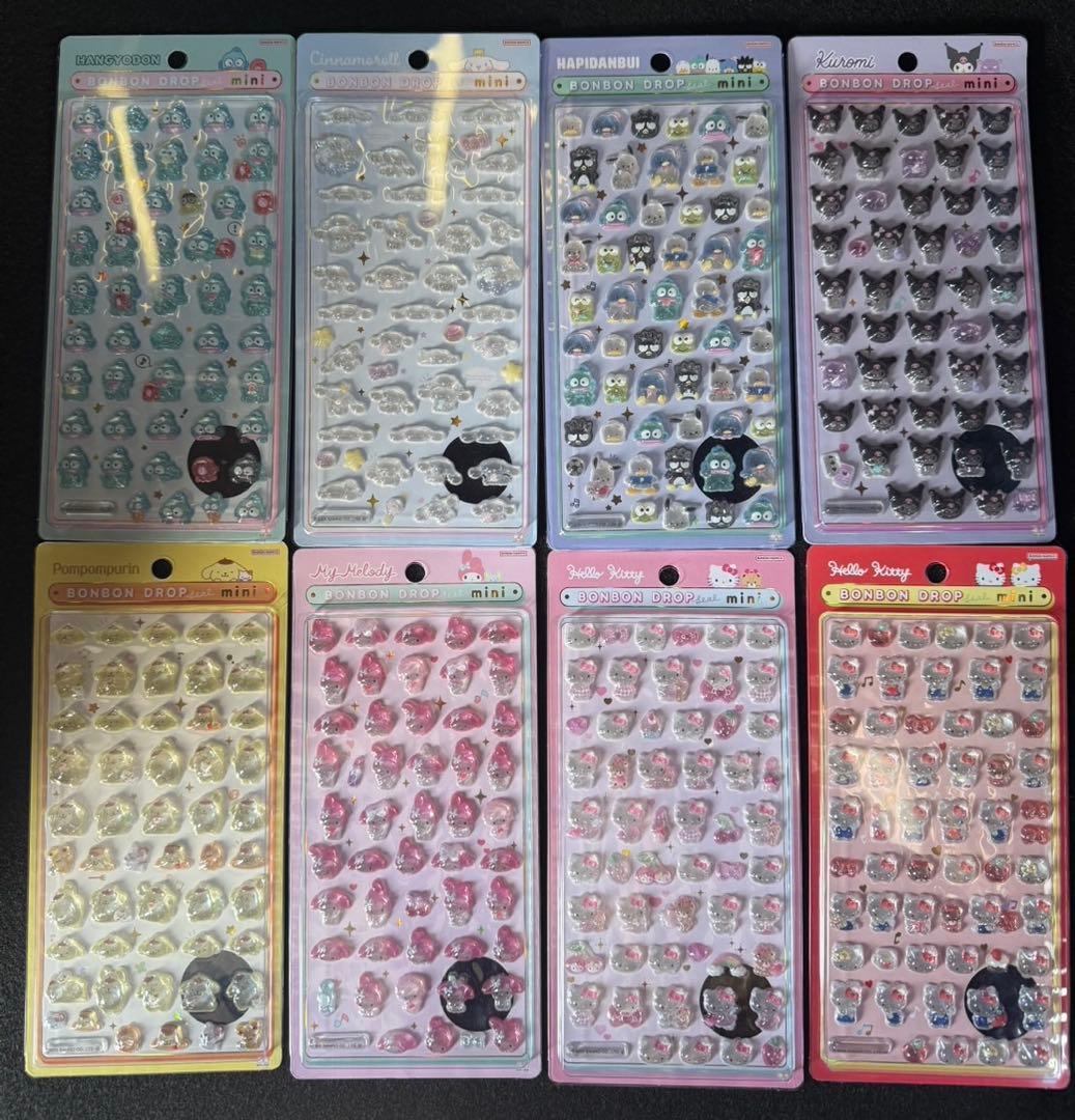 【正規品】ボンボンドロップシール サンリオmini コンプ 全8種 ④