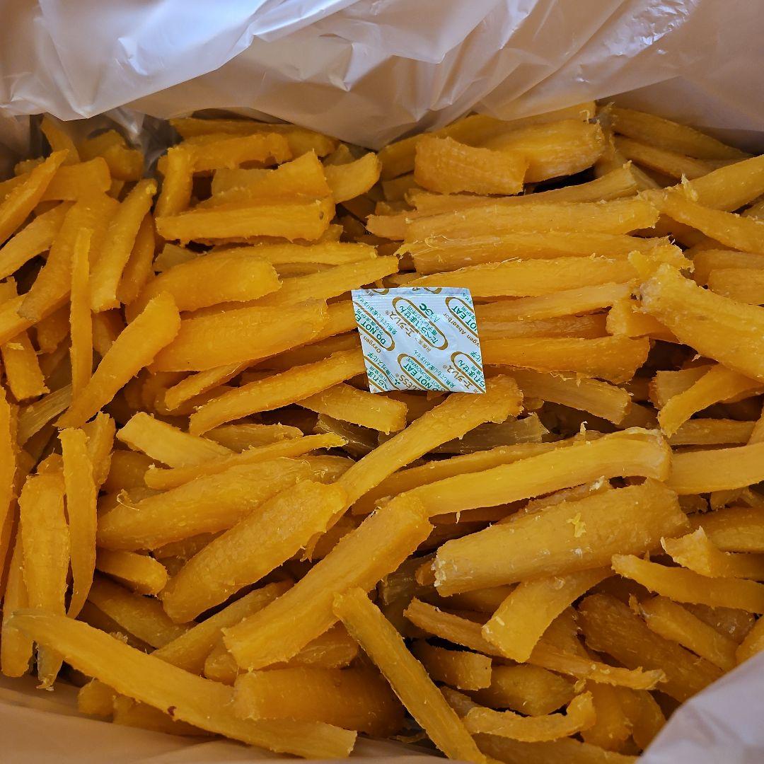 茨城県産紅はるかほしいも角切り10キロバラ入れ箱