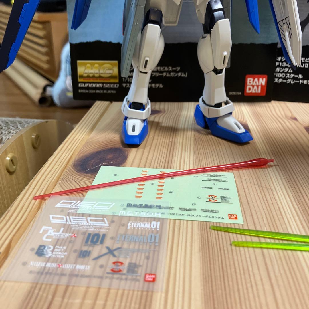 ジャンク ガンプラ MG ゴッドガンダム フリーダム　ダブルオークアンタ