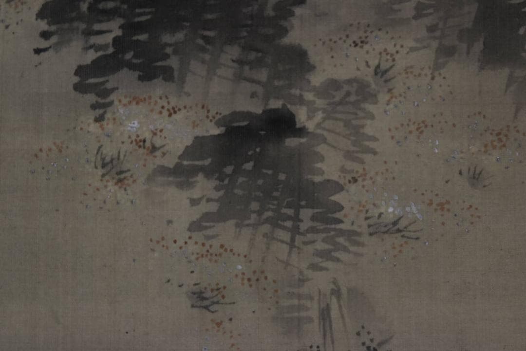 【真作】岡本豊彦/嵐山春景図/大堰川/掛軸/名家伝来/Z-997