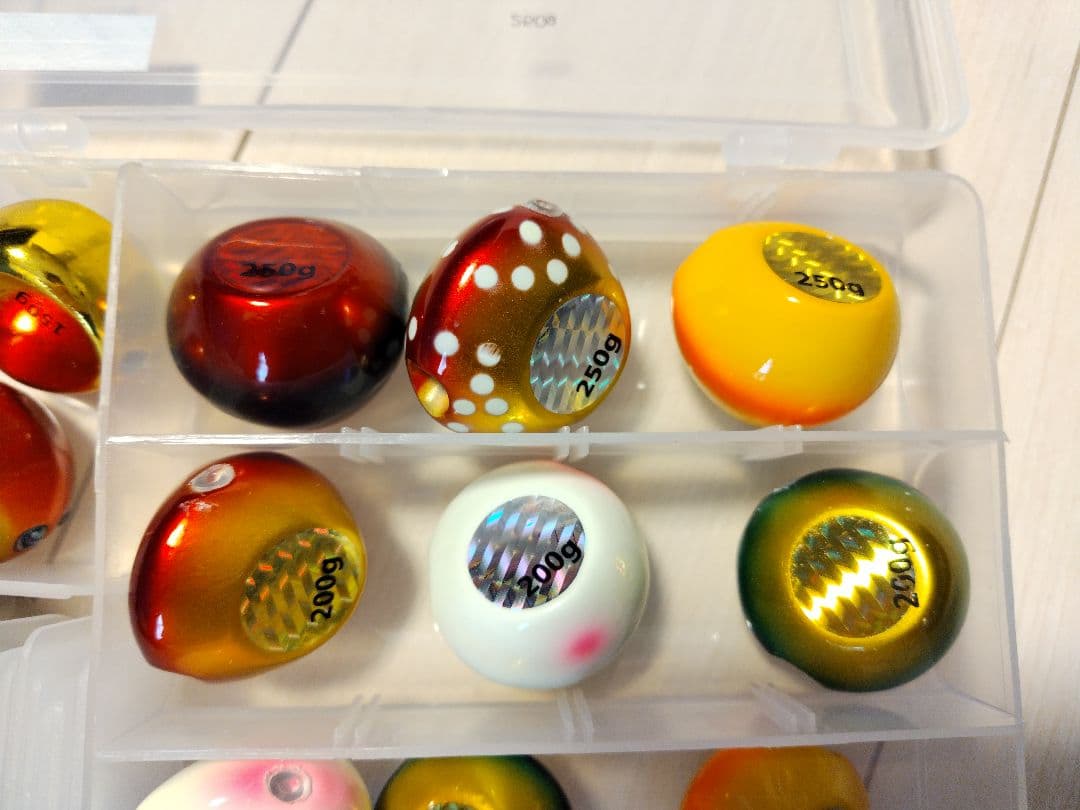 タイラバヘッド タングステン 鯛乃実 300 250 200　ディープ